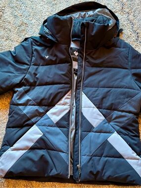 Obermeyer Gray and Black Insulated Jacket